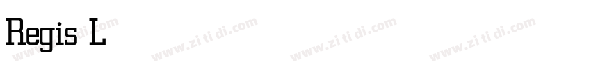 Regis Light字体转换